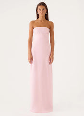 Lucienne Strapless Maxi Dress - Pink