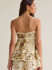Skye Strapless Romper
