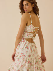 Edeline Floral Lace Maxi Dress