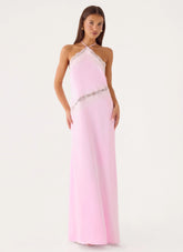 Orvian Maxi Dress - Pink