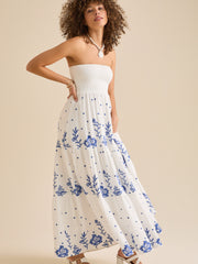 Melanie Strapless Maxi Dress