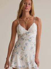 Frieda Lace Satin Dress