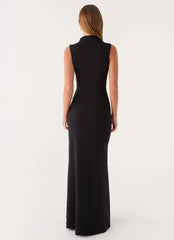 On My Time Maxi Dress - Black