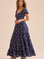 Oaklynn Embroidered Maxi Dress