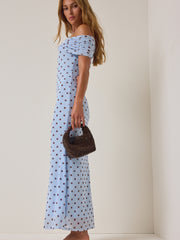 Thomas Polka Dot Maxi Dress
