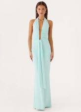 Emiliana Maxi Dress - Aqua