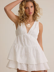 Genevieve Eyelet Romper