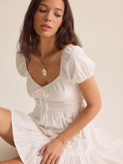 Elira Puff Sleeve Mini Dress