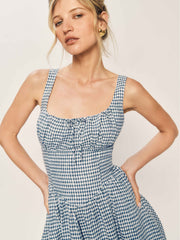 Petites Balia Linen Dress