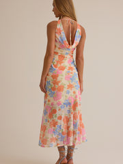 Mayra Mesh Maxi Dress