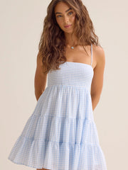 Macy Gingham Mini Dress