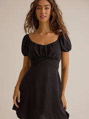Delilah Crossover Mini Dress