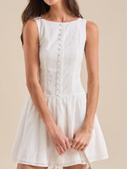 Layla Eyelet Mini Dress