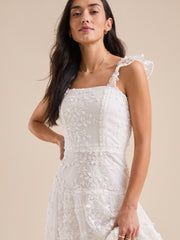 Kallie Lace Tiered Maxi Dress