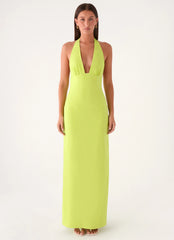 Feyric Maxi Dress - Apple Green