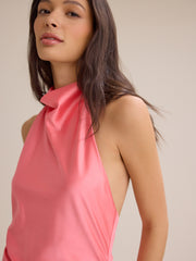 Sunny Satin Mini Dress