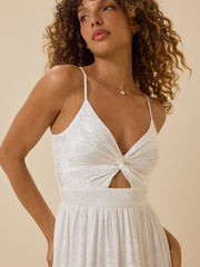 Kellsa Jacquard Maxi Dress