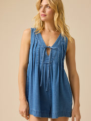 Evie Denim Romper