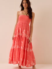 Melanie Strapless Maxi Dress