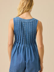 Evie Denim Romper