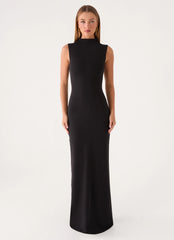 On My Time Maxi Dress - Black