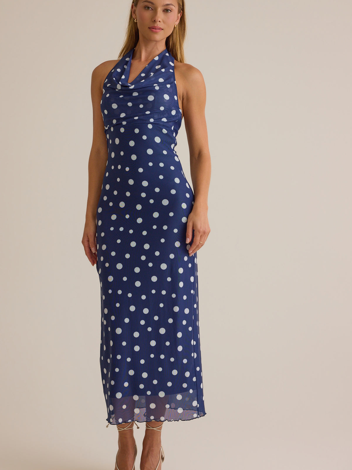 Bea Cowl Neck Maxi Dress