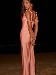 Scarlett Satin Maxi Dress