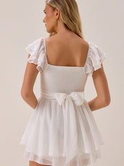Lainey Double Layer Texture Romper