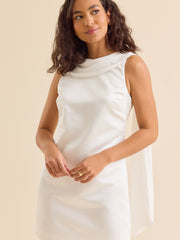 Alma Satin Mini Dress