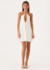 Helden Mini Dress - White