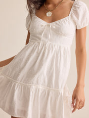 Elira Puff Sleeve Mini Dress