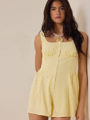 Moran Striped Romper