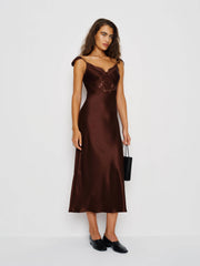 Serafina Silk Dress