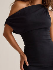 Evie Asymmetrical Mini Dress