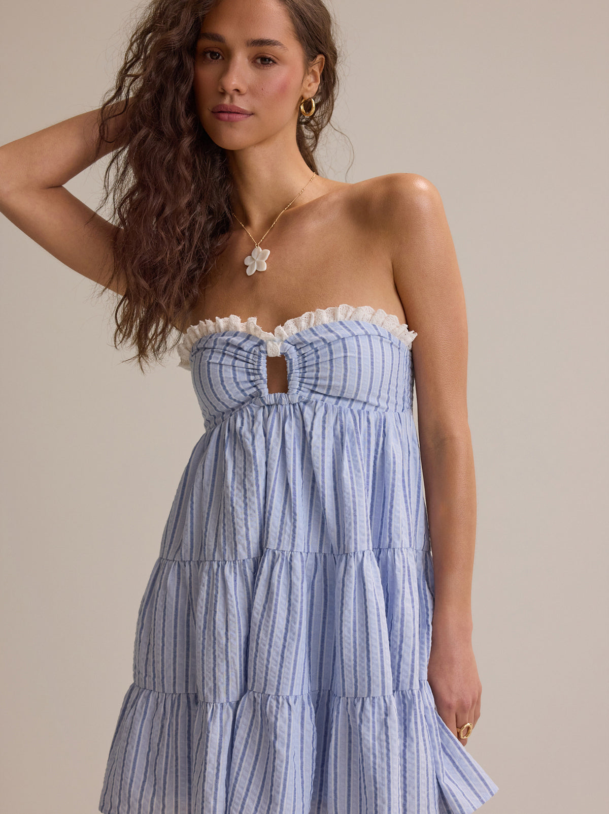 Drew Stripe Mini Dress