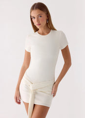 Evani Mini Dress - White