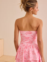 Stroll Around Strapless Active Dress