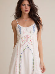 Parker Embroidered Mini Dress