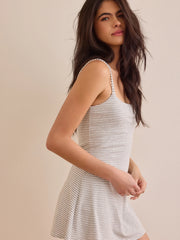 Thrive Ribbed Stripe Athletic Dress