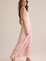 Kellsa Twist Front Maxi Dress