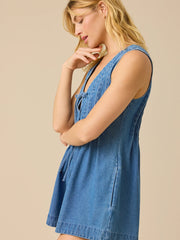 Evie Denim Romper
