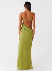 Tropic Rush Cut Out Maxi Dress - Jungle Floral